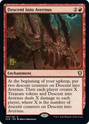 Descent into Avernus card from Prerelease Cards