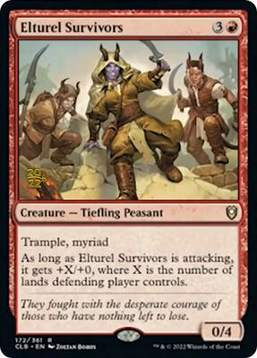 Elturel Survivors card from Prerelease Cards