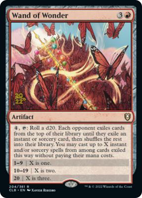Wand of Wonder card from Prerelease Cards