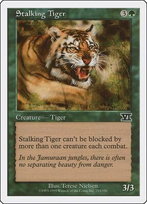 Stalking Tiger card from Classic Sixth Edition