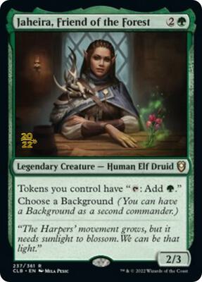 Jaheira, Friend of the Forest card from Prerelease Cards