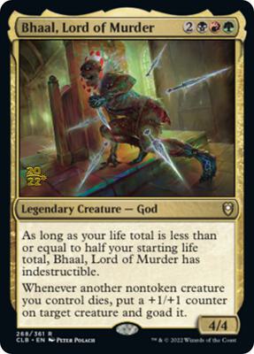Bhaal, Lord of Murder card from Prerelease Cards