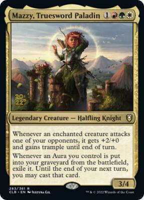 Mazzy, Truesword Paladin card from Prerelease Cards