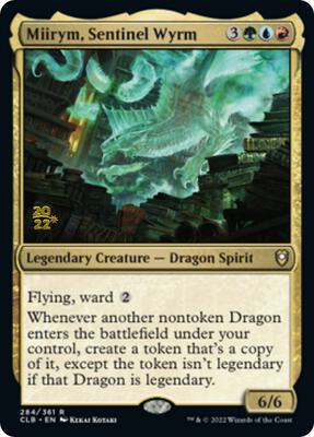 Miirym, Sentinel Wyrm card from Prerelease Cards