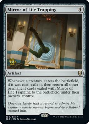 Mirror of Life Trapping card from Prerelease Cards