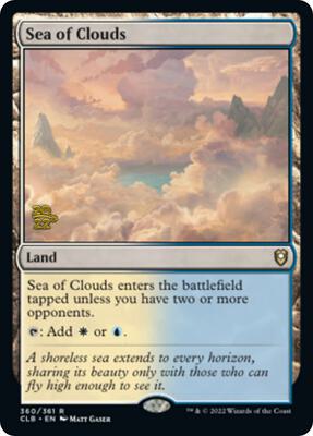 Sea of Clouds card from Prerelease Cards