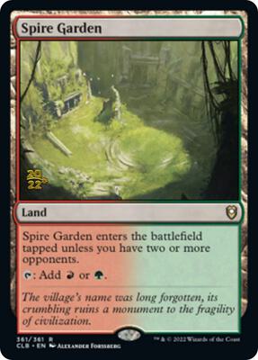 Spire Garden card from Prerelease Cards