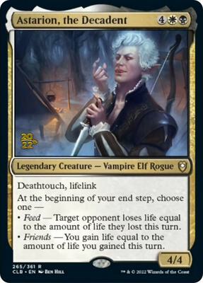 Astarion, the Decadent card from Prerelease Cards