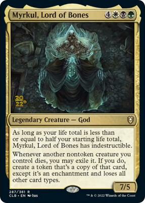 Myrkul, Lord of Bones card from Prerelease Cards