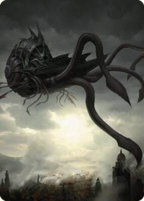 Nautiloid Ship Art Card card from Art Series: Commander Legends: Battle for Baldur's Gate