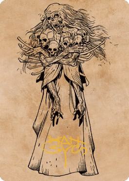 Myrkul, Lord of Bones Art Card (73/81) (Gold-Stamped Signature) card from Art Series: Commander Legends: Battle for Baldur's Gate
