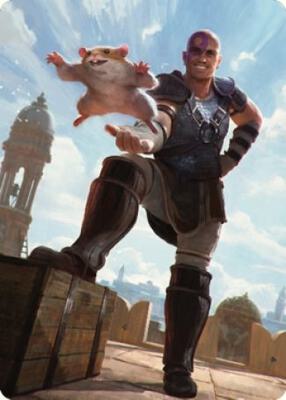 Minsc & Boo, Timeless Heroes Art Card (72/81) card from Art Series: Commander Legends: Battle for Baldur's Gate