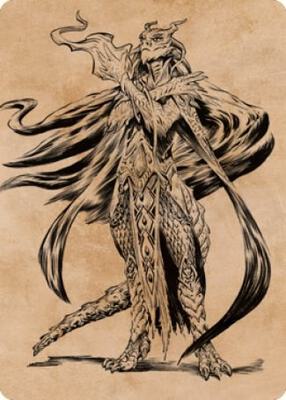 Lozhan, Dragons' Legacy Art Card card from Art Series: Commander Legends: Battle for Baldur's Gate