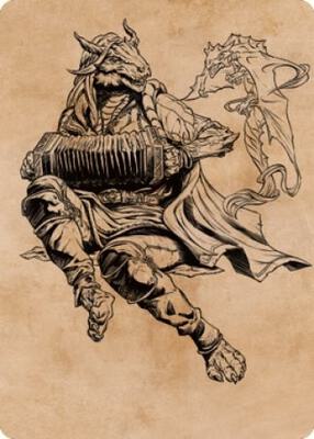 Korlessa, Scale Singer Art Card card from Art Series: Commander Legends: Battle for Baldur's Gate