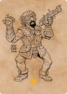 Jan Jansen, Chaos Crafter Art Card (Gold-Stamped) card from Art Series: Commander Legends: Battle for Baldur's Gate