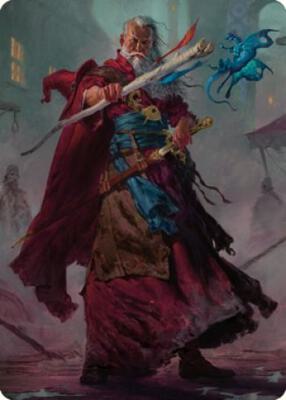 Elminster Art Card (64/81) card from Art Series: Commander Legends: Battle for Baldur's Gate