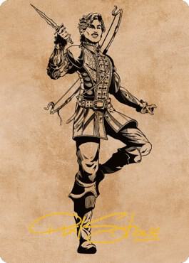 Astarion, the Decadent Art Card (Gold-Stamped Signature) card from Art Series: Commander Legends: Battle for Baldur's Gate