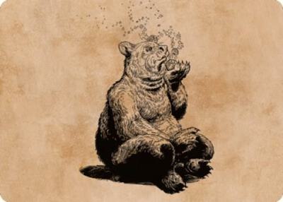 Wilson, Refined Grizzly Art Card card from Art Series: Commander Legends: Battle for Baldur's Gate