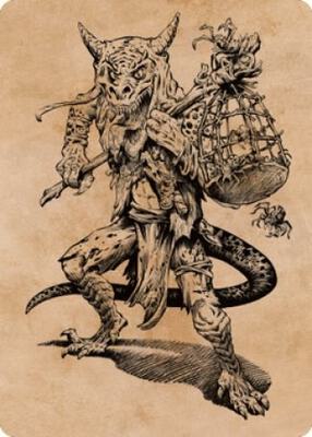 Taunting Kobold Art Card card from Art Series: Commander Legends: Battle for Baldur's Gate