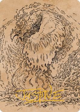 Nemesis Phoenix Art Card (Gold-Stamped Signature) card from Art Series: Commander Legends: Battle for Baldur's Gate