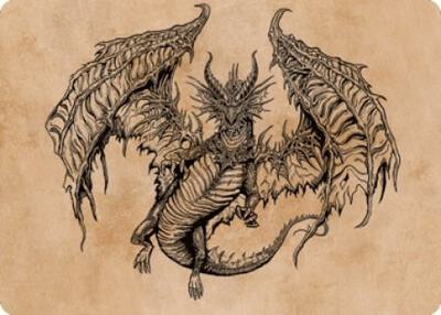 Ganax, Astral Hunter Art Card card from Art Series: Commander Legends: Battle for Baldur's Gate