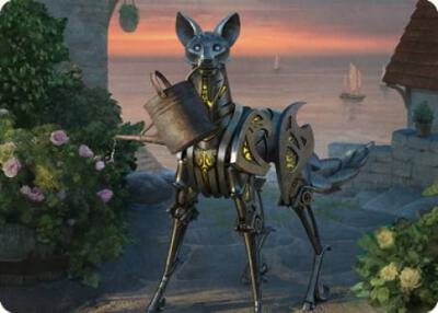 Clockwork Fox Art Card card from Art Series: Commander Legends: Battle for Baldur's Gate