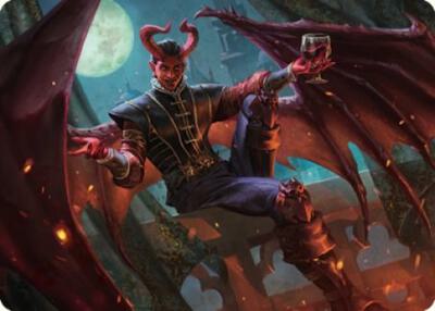 Raphael, Fiendish Savior Art Card (40/81) card from Art Series: Commander Legends: Battle for Baldur's Gate