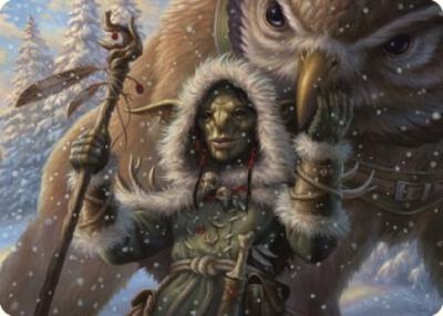 Owlbear Shepherd Art Card card from Art Series: Commander Legends: Battle for Baldur's Gate