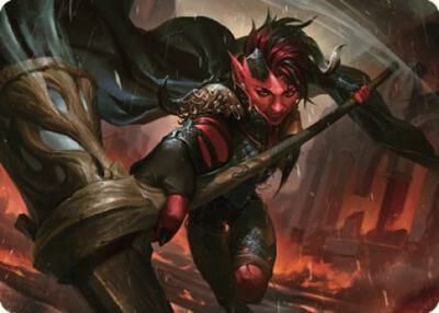 Karlach, Fury of Avernus Art Card (34/81) card from Art Series: Commander Legends: Battle for Baldur's Gate