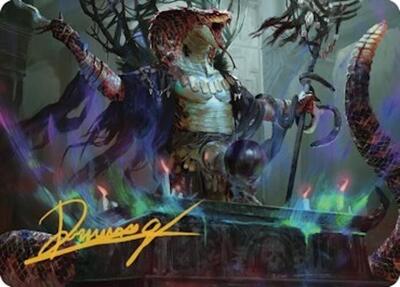 Sivriss, Nightmare Speaker Art Card (32/81) (Gold-Stamped Signature) card from Art Series: Commander Legends: Battle for Baldur's Gate