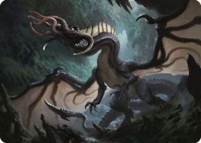 Brainstealer Dragon Art Card card from Art Series: Commander Legends: Battle for Baldur's Gate