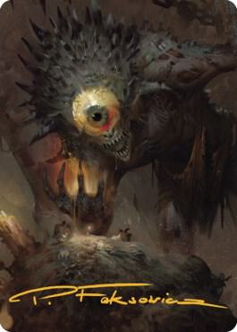 Nothic Art Card (Gold-Stamped Signature) card from Art Series: Commander Legends: Battle for Baldur's Gate