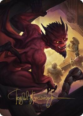Imp Art Card (Gold-Stamped Signature) card from Art Series: Commander Legends: Battle for Baldur's Gate
