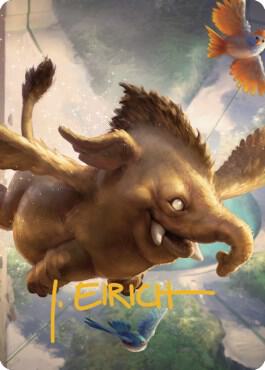Hollyphant Art Card (Gold-Stamped Signature) card from Art Series: Commander Legends: Battle for Baldur's Gate