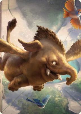Hollyphant Art Card card from Art Series: Commander Legends: Battle for Baldur's Gate