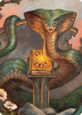 Guardian Naga Art Card card from Art Series: Commander Legends: Battle for Baldur's Gate