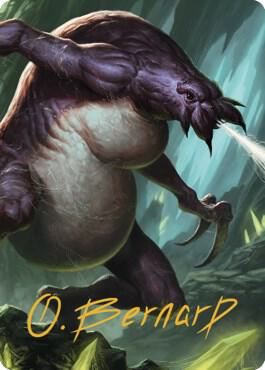 Ettercap Art Card (Gold-Stamped Signature) card from Art Series: Commander Legends: Battle for Baldur's Gate