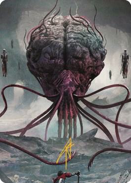 Elder Brain Art Card (Gold-Stamped Signature) card from Art Series: Commander Legends: Battle for Baldur's Gate