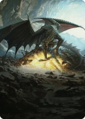 Ancient Copper Dragon Art Card (4/81) card from Art Series: Commander Legends: Battle for Baldur's Gate