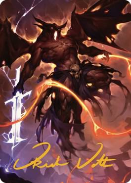 Balor Art Card (Gold-Stamped Signature) card from Art Series: Commander Legends: Battle for Baldur's Gate