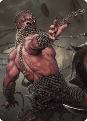 Chain Devil Art Card card from Art Series: Commander Legends: Battle for Baldur's Gate