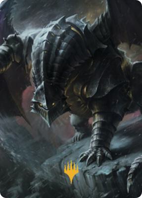 Chardalyn Dragon Art Card (Gold-Stamped) card from Art Series: Commander Legends: Battle for Baldur's Gate