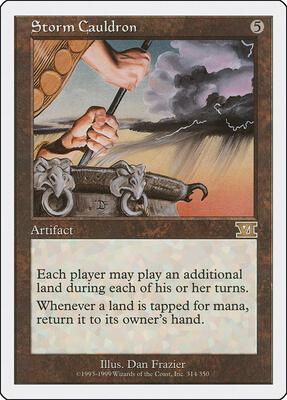 Storm Cauldron card from Classic Sixth Edition