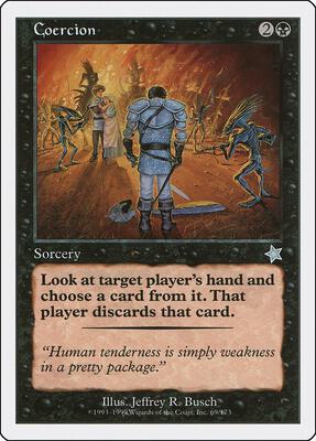 Coercion card from Starter 1999
