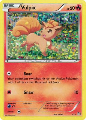 Vulpix - 1/12 card from McDonald's Promos 2016