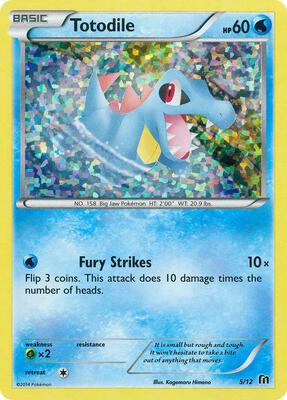 Totodile - 5/12 card from McDonald's Promos 2016