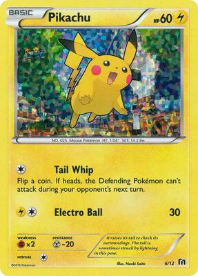 Pikachu - 6/12 card from McDonald's Promos 2016
