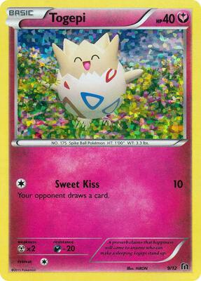 Togepi - 9/12 card from McDonald's Promos 2016