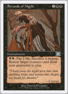Strands of Night card from Classic Sixth Edition