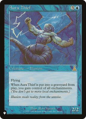 Aura Thief card from The List Reprints